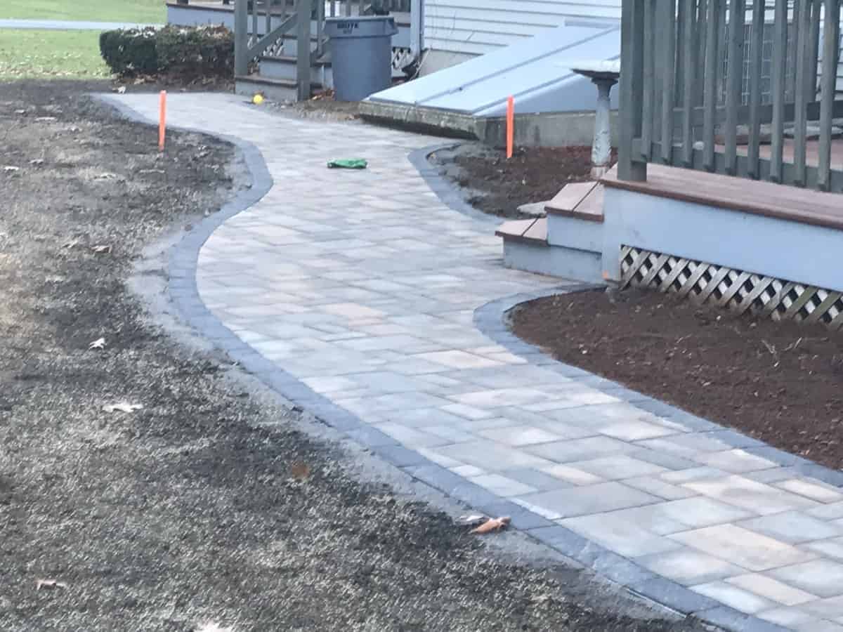 Walkway Installation by McLeod Landscaping
